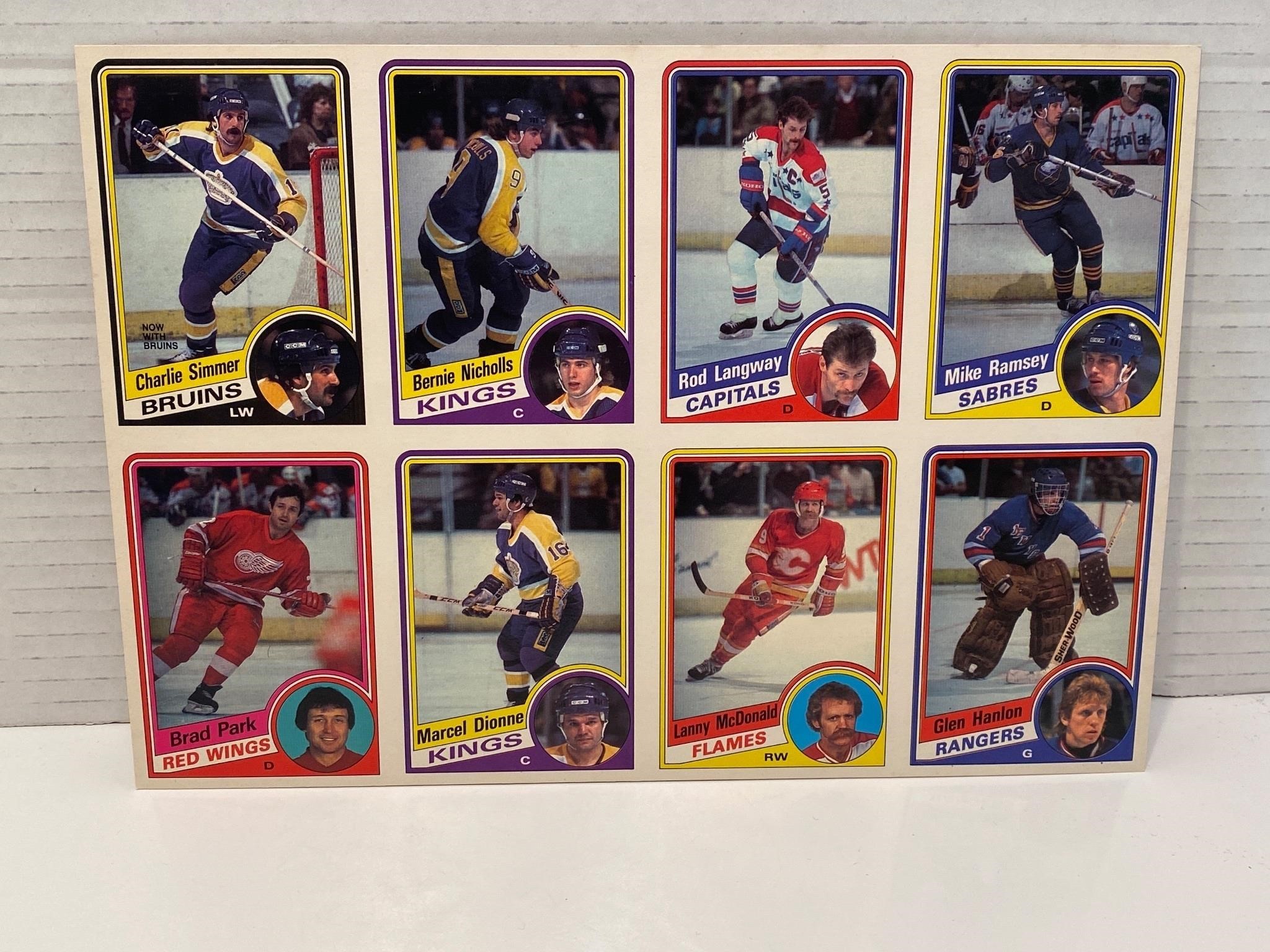 Uncut Hockey Cards