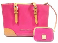 Dooney & Bourke Designer Leather Handbag & Clutch