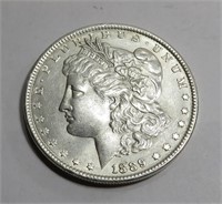 1889 AU grade Morgan Dollar