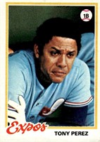 1978 Topps #15 Tony Perez vg