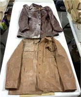 2 coats Lg/40 reg-1 leather