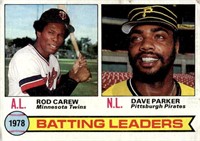 1979 Topps #1 1978 Batting Leaders vg