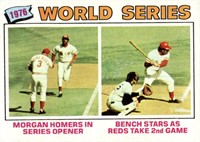 1977 Topps #411 1976 World Series vg