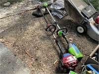 2x Weed Whackers - Troy-Bilt & Greenworks Pro