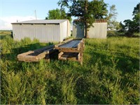 Set of 3 feed bunks
