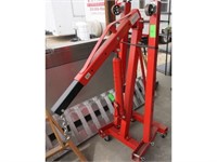 2 TON FOLDING ENGINE HOIST MADE BY VALLEY W/ 8 TON