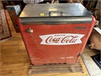 Vintage Coca-Cola Fishtail Glasco Vender