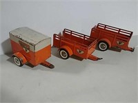 By-Lint Tin toy trailers