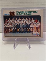 75/76 Washington Capitals Team Checklist