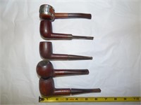 Five assorted pipes