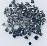 1.00 cts Round Brilliant Fancy Black Diamonds