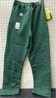 Russell Green youth medium sweat pants