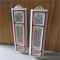 New In Box Tinkey Bros Lumber Thermometers