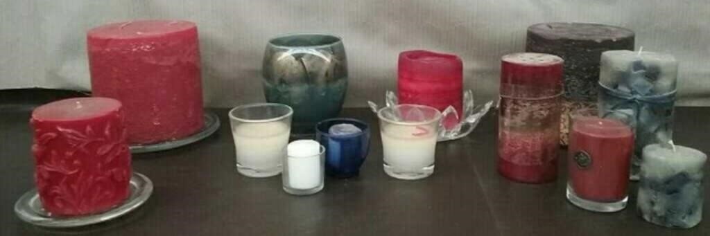 Box Assorted Candles & Candle Holders