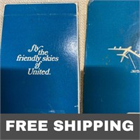Vtg Walker Theatre & United Airlines Deck Cards