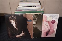 Box of Vinyl Records - 80's +