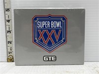 Super Bowl 25 theme art cards