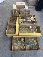 (7) boxes of canning jars