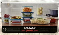 Snapware Pure Pyrex Glass Food Storage Set (17 Pc