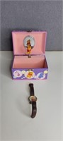 WINNIE-THE-POOH MUSIC BOX AND WATCH
