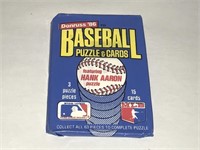 1986 Donruss Baseball Sealed Wax Pack