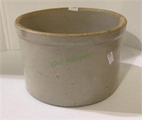 Antique crock 5 inches tall with 7 1/2 inches