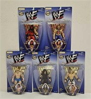 (5) WWF Signature Series 2 Wrestling Figures