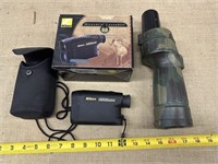 Nikon monarch laser 800 rangefinder& spot scope