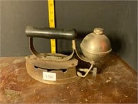 Antique Diamond Iron Akron Lamp Fuel Siphon