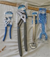 Plumbing Wrench & Plier Lot   All New