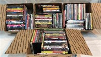 Four Boxes of DVDs Q6A