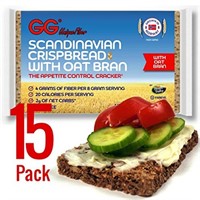 Gg Crispbread With Oat Bran - (Pack of 15)
