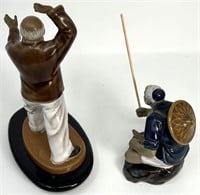 Pair of Chinese Mudmen Figurines - Set 2