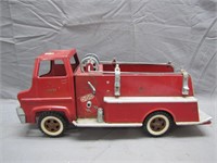 Vintage Metal Red Die Cast Toy Truck