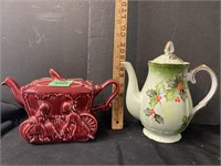 2 Teapots- see pictures