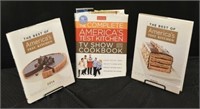 3 Americas Test Kitchen Cookbooks