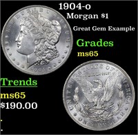 1904-o Morgan $1 Grades GEM Unc
