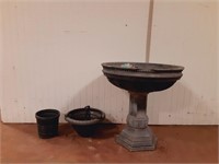 Garden Planters/Bird Bath