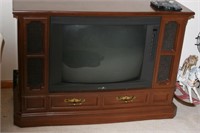 Vintage Zenith Television in Console