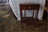 Vintage Mahogany Bedside Table