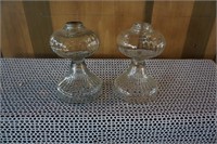 Set of 2 Oil Lamp Bases