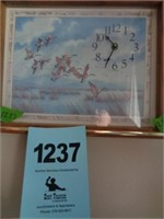 Geese wall clock