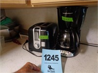 Hamilton Beach coffeemaker, B&D toaster