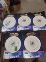 5 DICO Assorted 6" Buffing Wheels.
