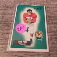 1955 Bowman Football Eddie Price