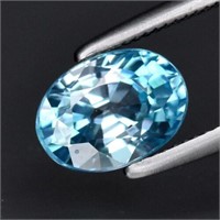 CERT VVS 1.58 ct Zircon Cambodia