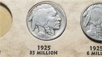 1925 Buffalo Nickel From A Set