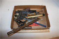 Small Table Vise, Level, Needle Noise Pliers