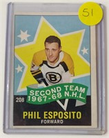 1968-69 OPC Phil Esposito Card