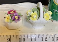 Aynsley  porcelain  flowers